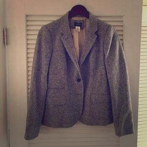 J.Crew lined wool blazer